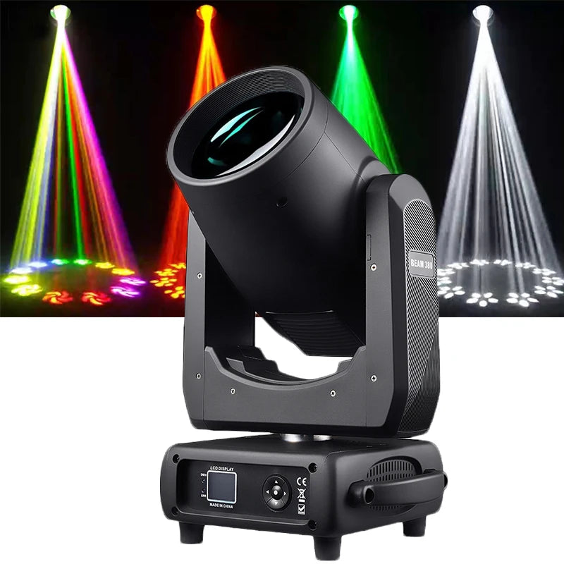 Super Lighting 380W professional party event moving head stage light with dynamic backgammon projection and beam of light effect