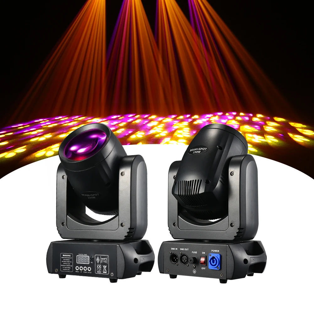 Super Lighting Professional mini lyre 150w beam of light Gobo Spot DMX Cabeza Movil Nightclub Party Event Bar Dj Light Moving Head Stage Light