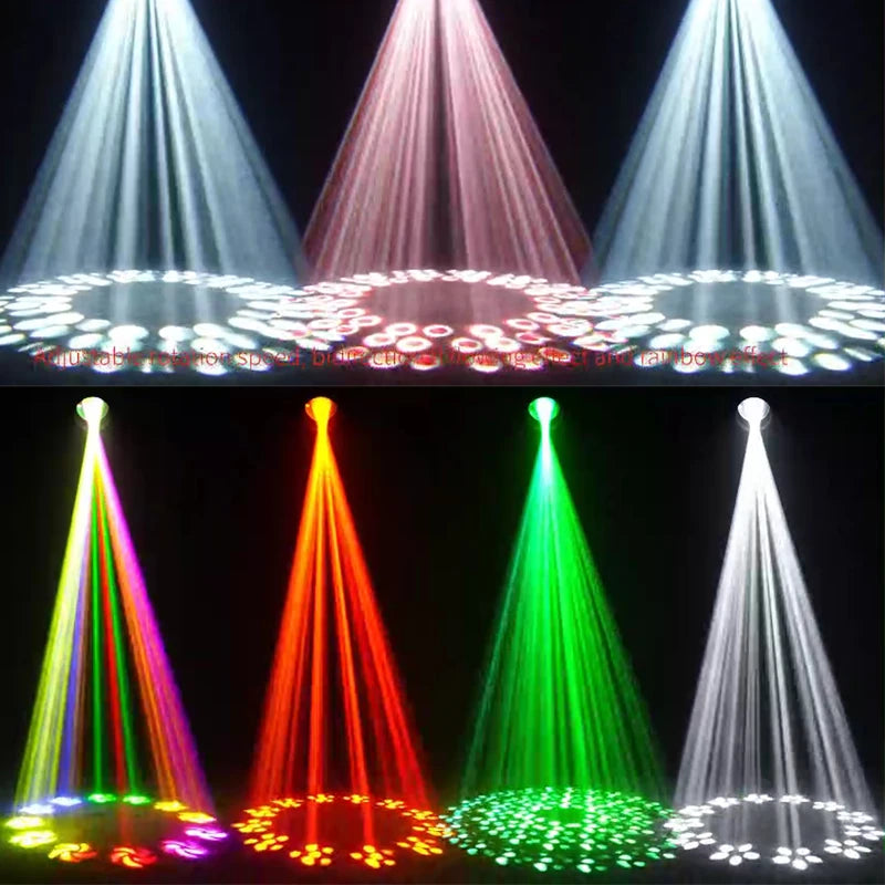 Super Lighting 380W professional party event moving head stage light with dynamic backgammon projection and beam of light effect