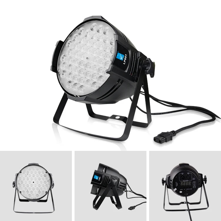 Super Lighting Big Dipper LP001 Party DMX512 Par Lighting 54 * 3W RGBW Voice Control Professional Stage Light Emitting Diode Light